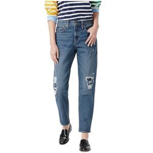 NWT J.Crew Slouching Boyfriend Jean in Medium Wash 
Size 27P